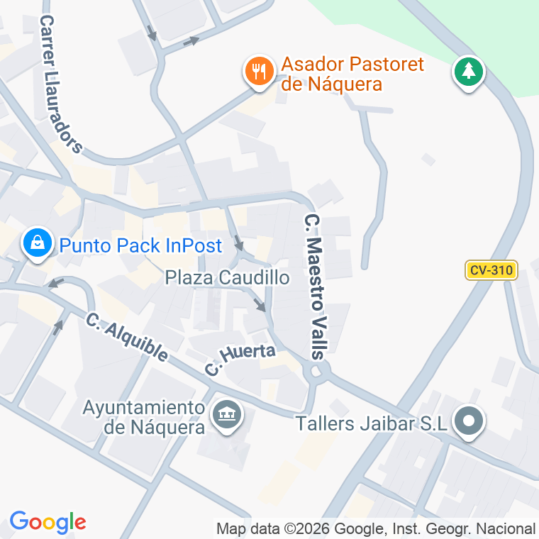 Código postal de Calle Horno (el) en Naquera