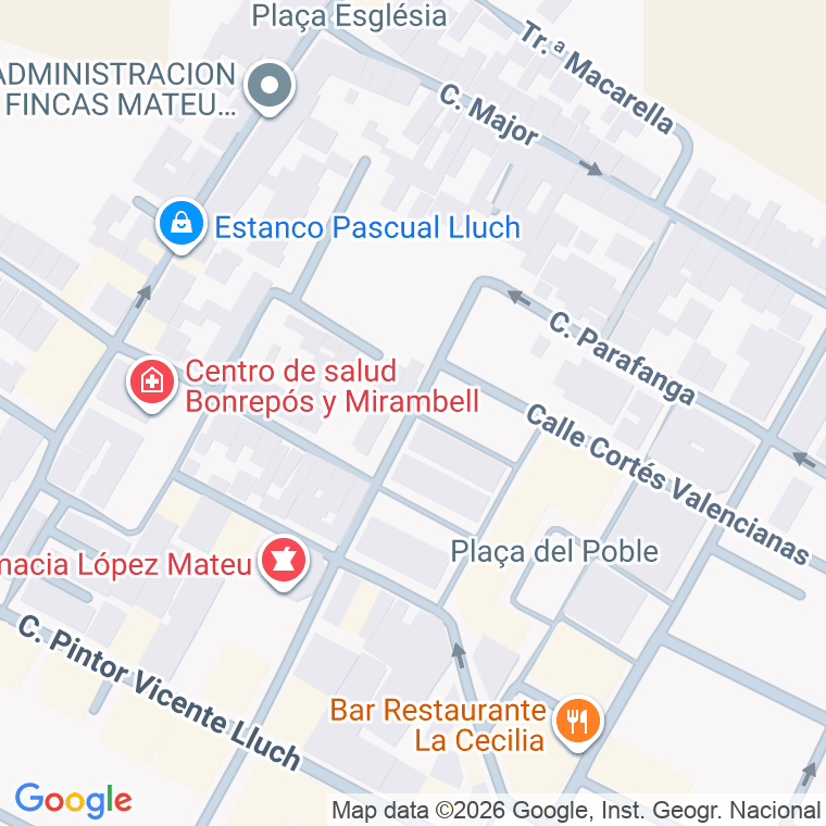 Código postal de Carre la Safor en Bonrepòs I Mirambell