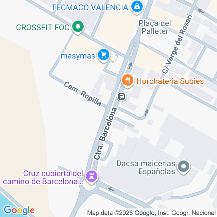 Código postal de Ctra Barcelona en Bonrepòs I Mirambell