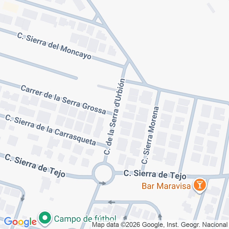 Código postal de Calle Sierra de Urbion en Mallaeta