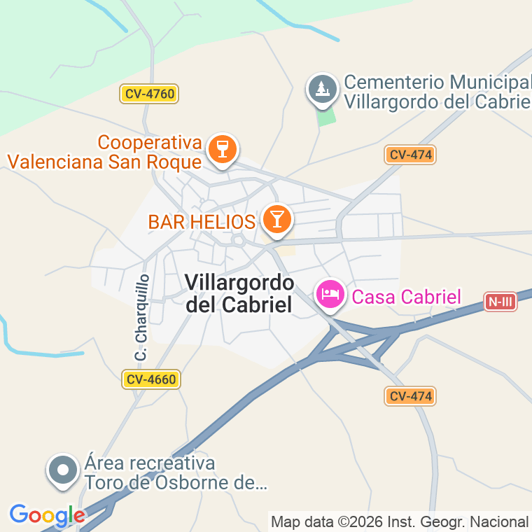Código postal de Calle Comunidad Valenciana en Villargordo del Cabriel