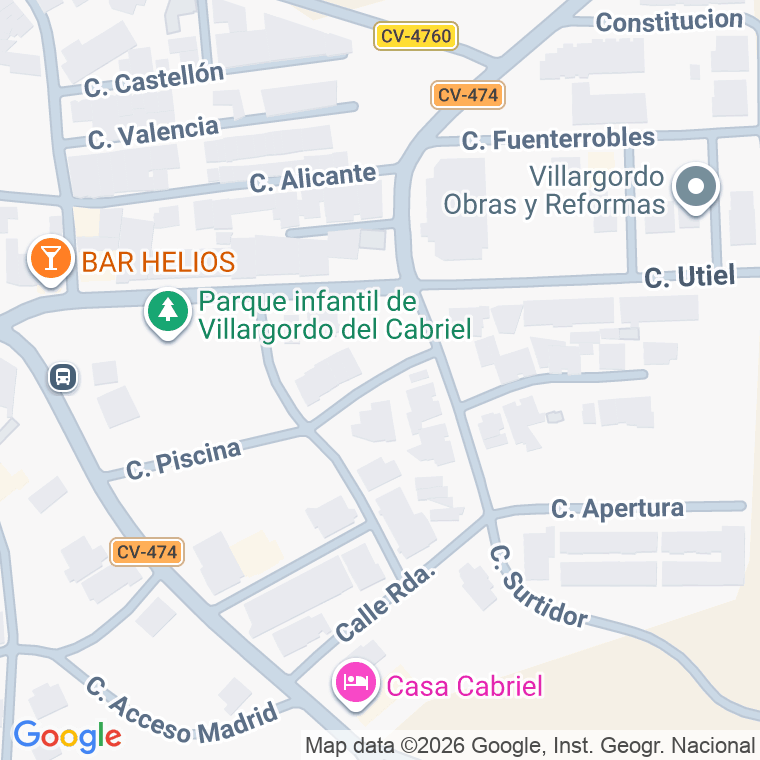 Código postal de Calle San Isidro en Villargordo del Cabriel