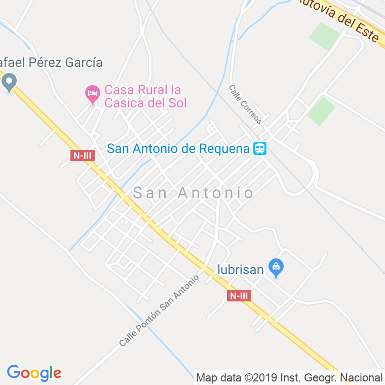 Código Postal de San Antonio De Requena en Valencia