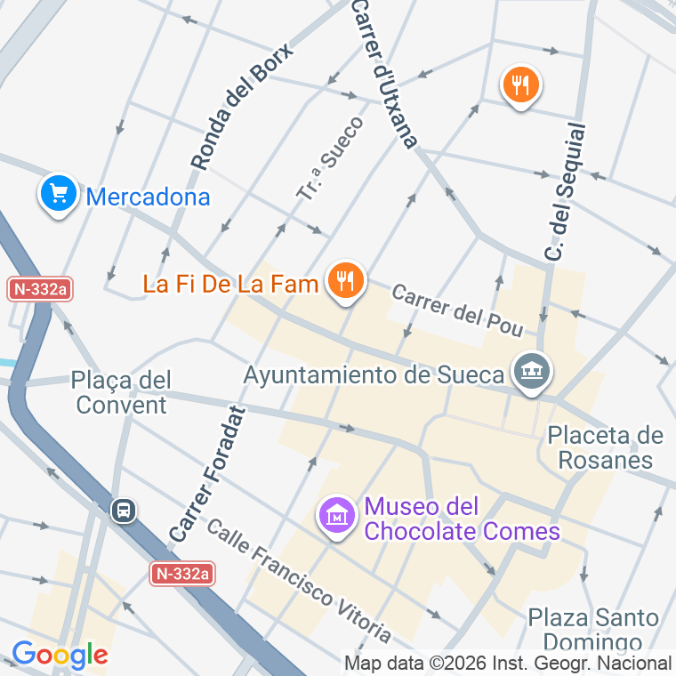 Código postal de Carre Arq Bonaventura Ferra en Sueca