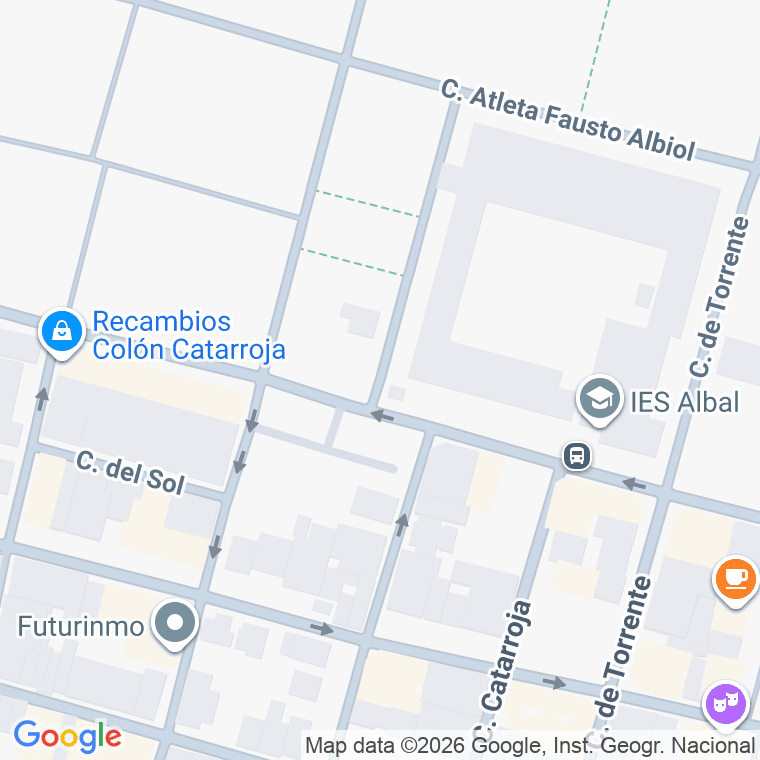 Código postal de Calle Federico García Lorca en Albal