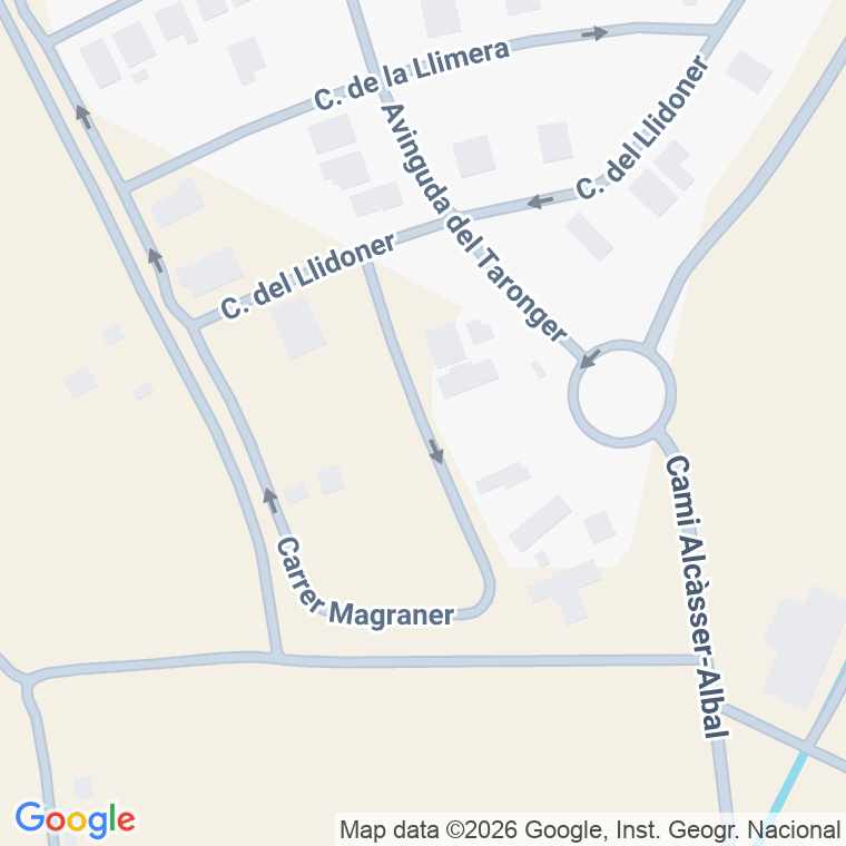 Código postal de Carre Magraner (del) en Urbanització Santa Ana