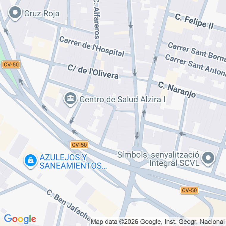 Código postal de Calle Doctor Leopold Serra en Alzira