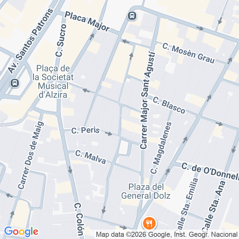 Código postal de Calle Sant Josep en Alzira