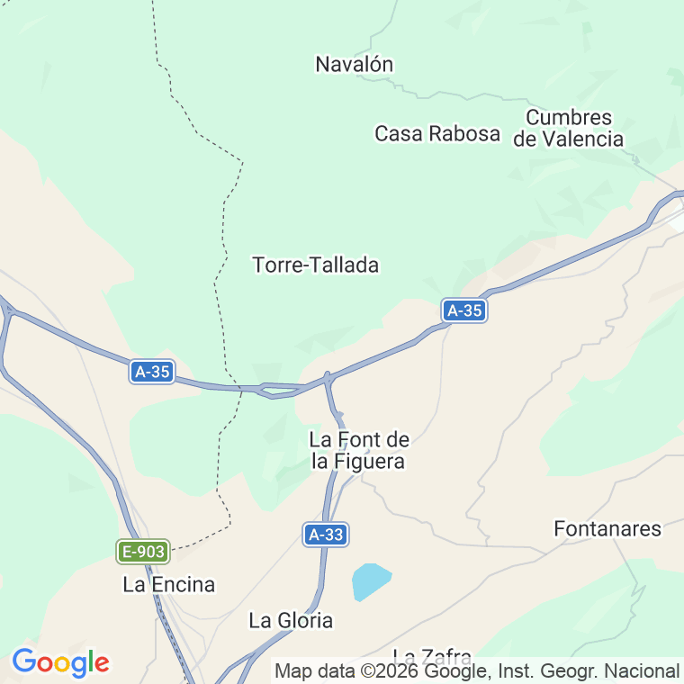 Código postal de Carre Portal de Villena en Font de la Figuera (la)