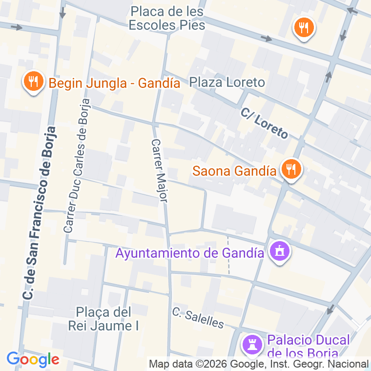 Código postal de Abadia en Gandía