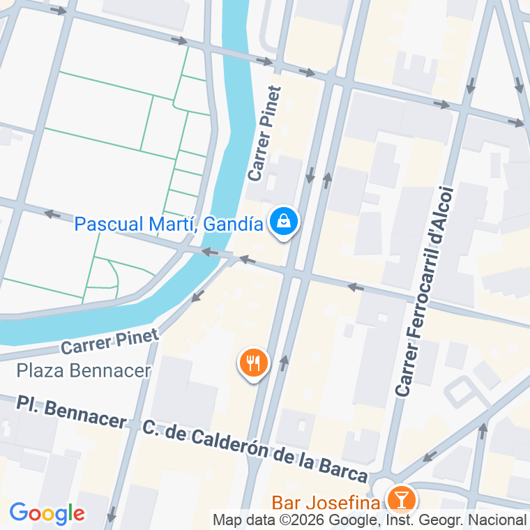 Código postal de Calderon de la Barca en Gandía