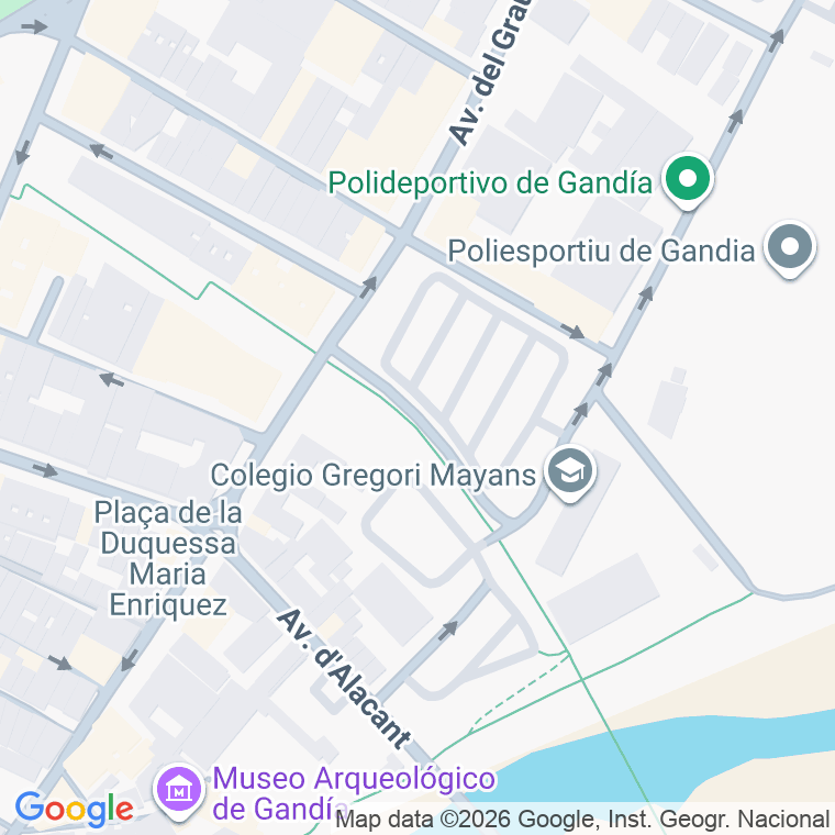 Código postal de Tossal en Gandía