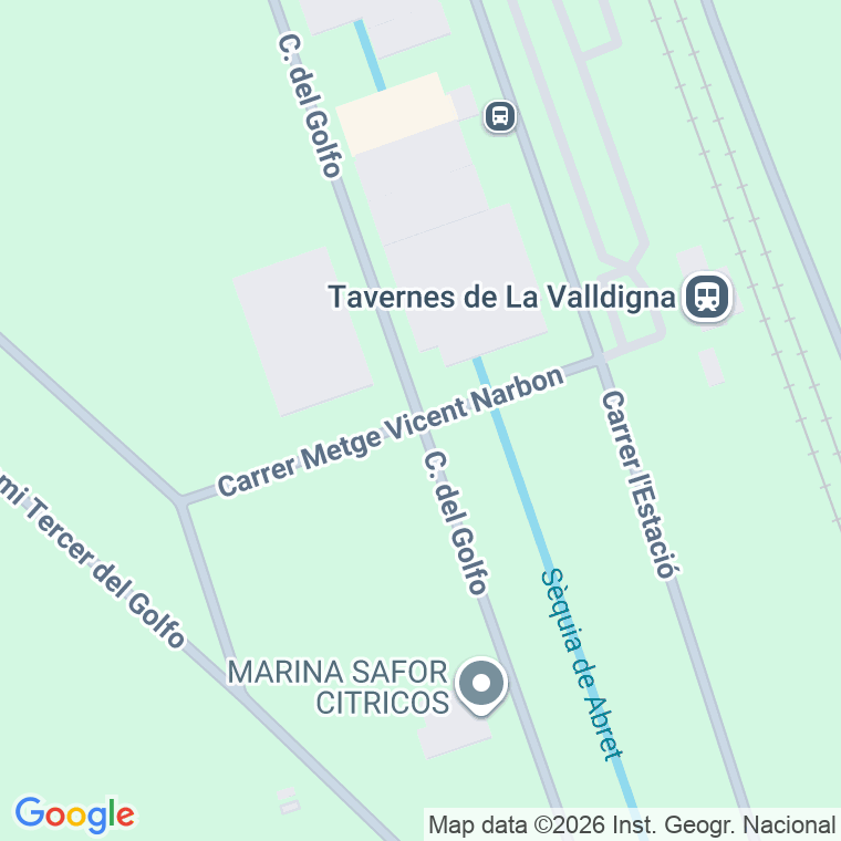 Código postal de Carre Metge Vicent Narbon, del en Casco Urbano