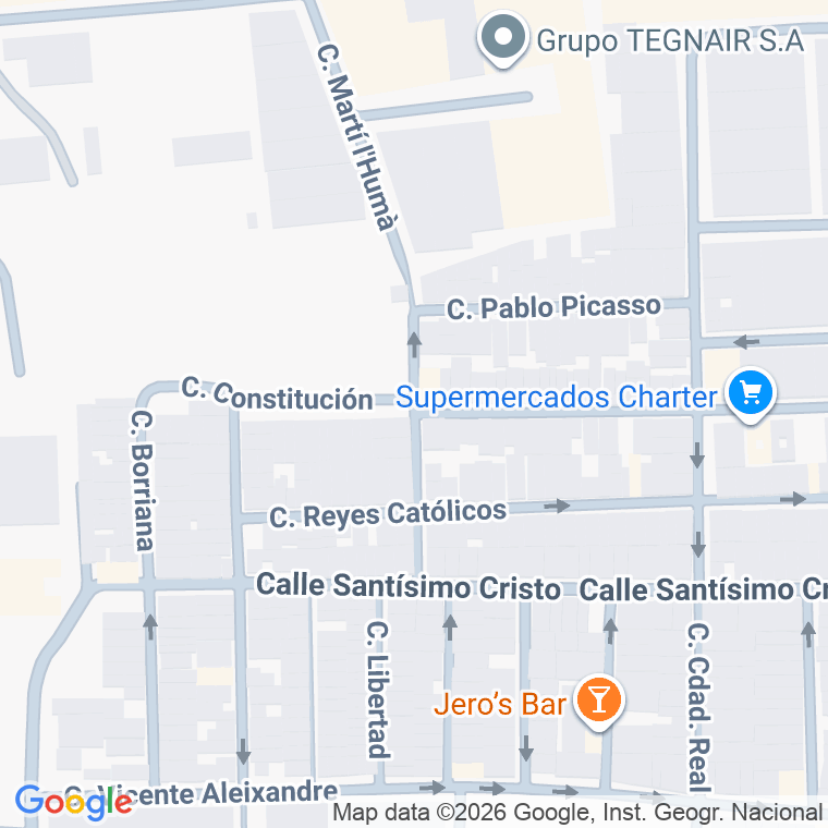 Código postal de Carre Lope de Vega en Barri de Porta