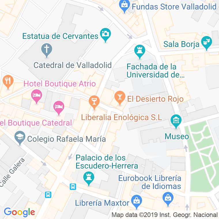 Código Postal calle Doncellas en Valladolid