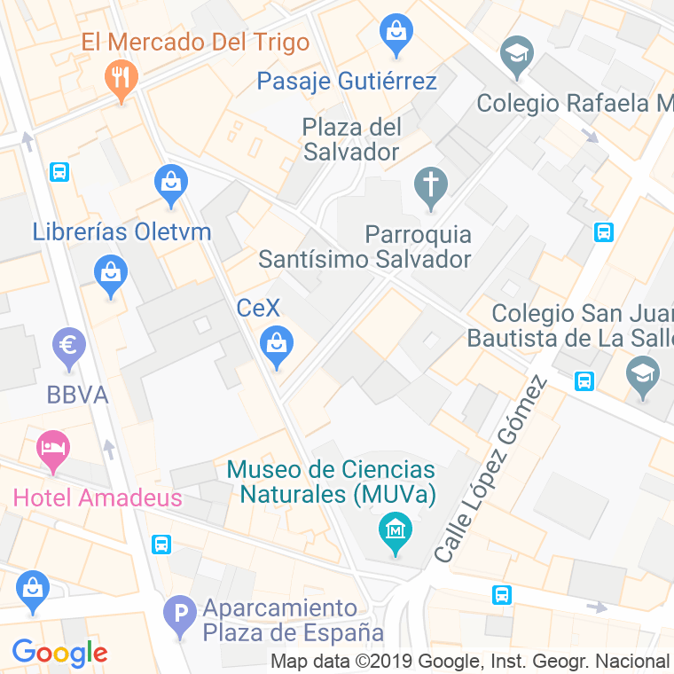 Código Postal calle Enrique Iv en Valladolid