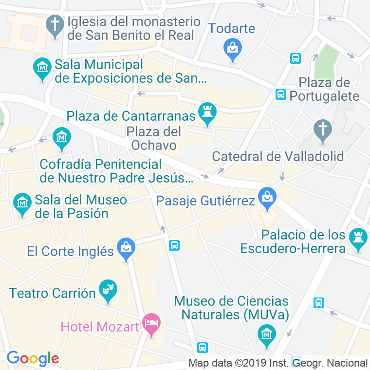 Código Postal calle Fuente Dorada, plaza en Valladolid