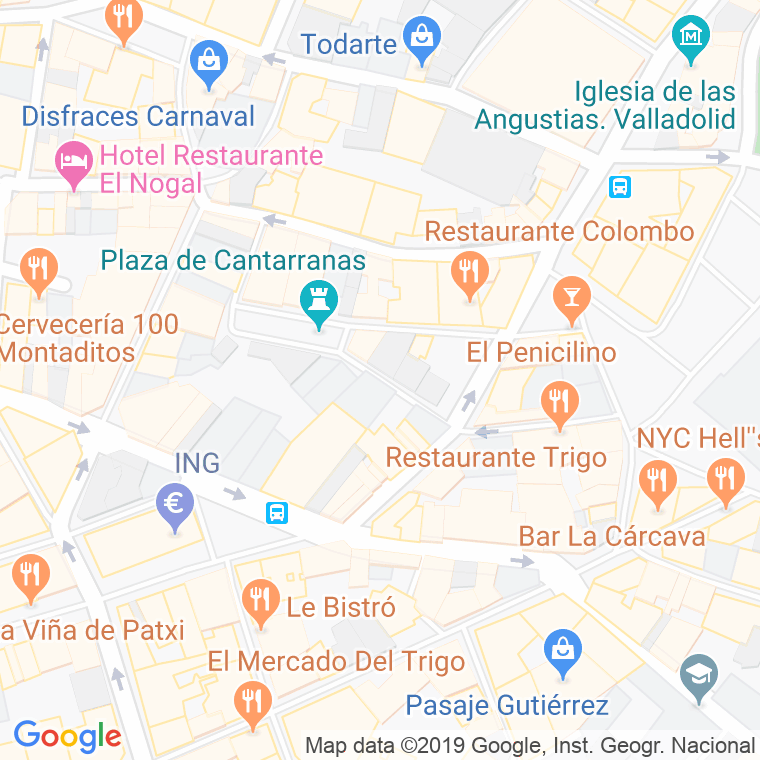 Código Postal calle Gallegos en Valladolid