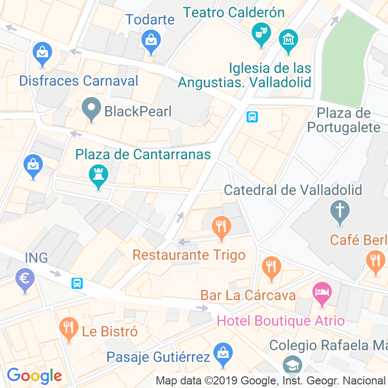 Código Postal calle Libertad, bajada en Valladolid