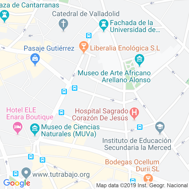 Código Postal calle Simon Aranda en Valladolid