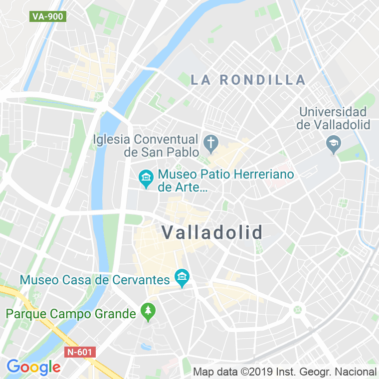 Código Postal calle Consuelo en Valladolid