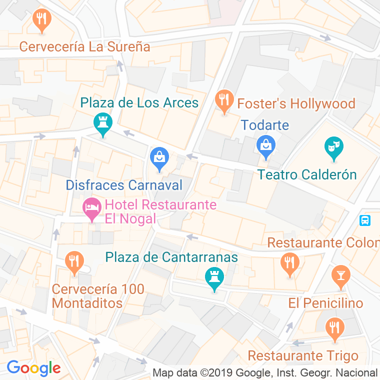Código Postal calle Rua Oscura en Valladolid