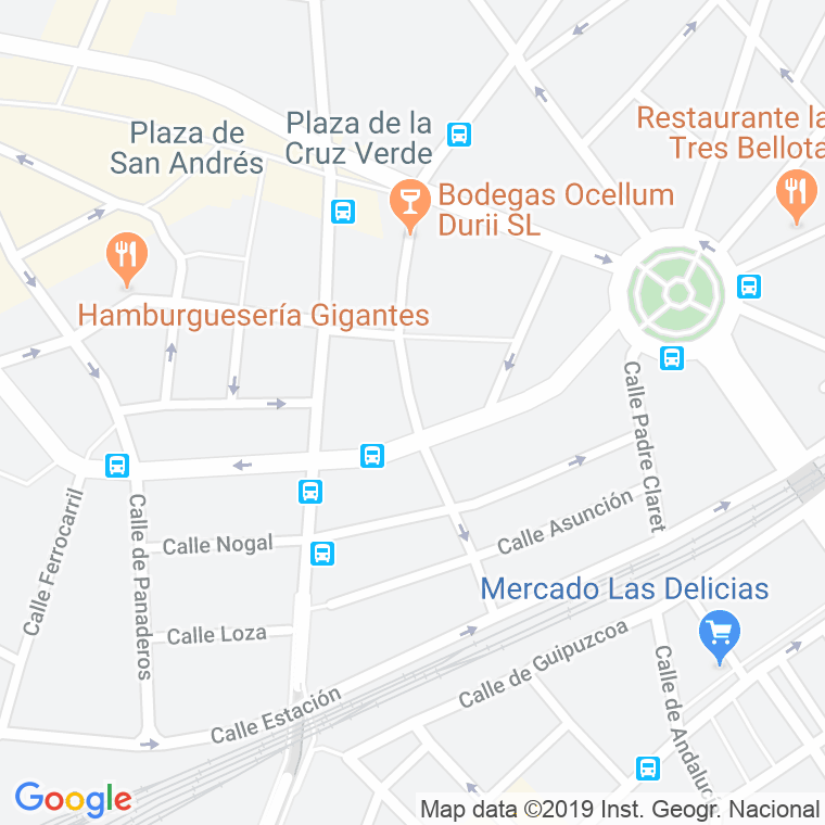 Código Postal calle San Luis   (Impares Del 1 Al Final)  (Pares Del 4 Al Final) en Valladolid