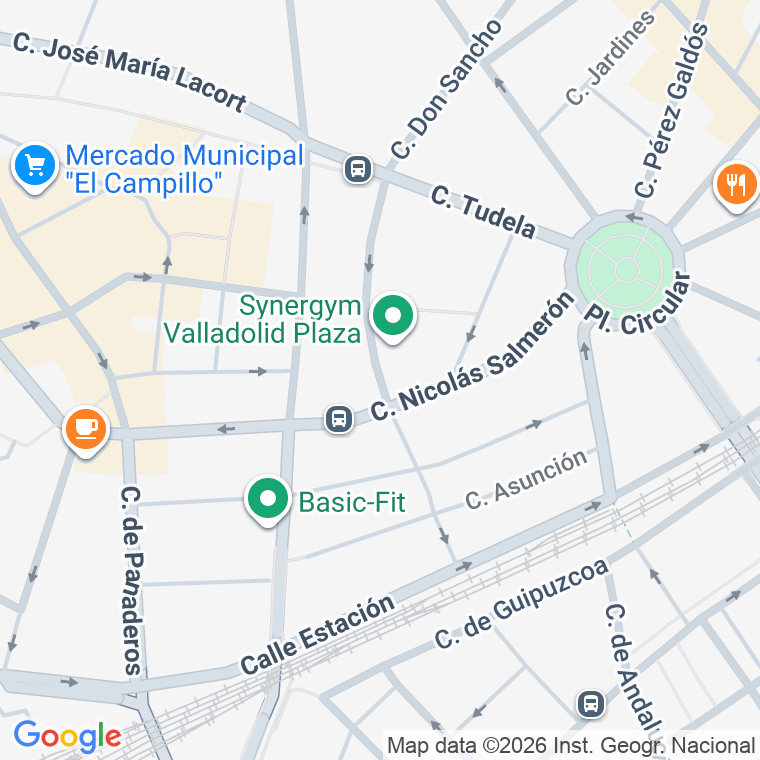 Código postal de San Luis   (impares del 1 al Final)  (pares del 4 al Final) en Valladolid