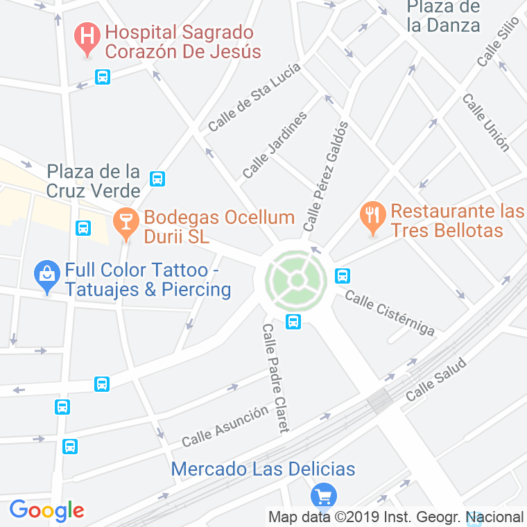 Código Postal calle Circular, plaza (Impares Del 1 Al 7)  (Pares Del 2 Al 8) en Valladolid