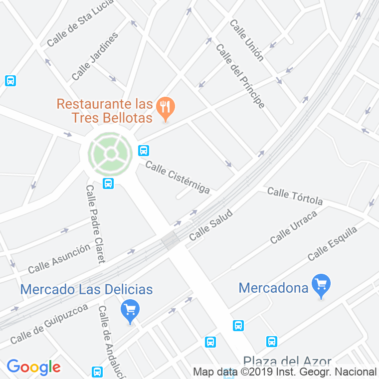 Código Postal calle Cisterniga en Valladolid