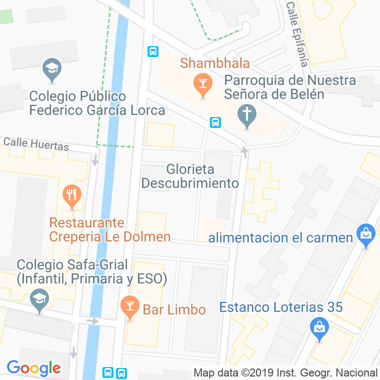 Código Postal calle Descubrimiento, glorieta en Valladolid
