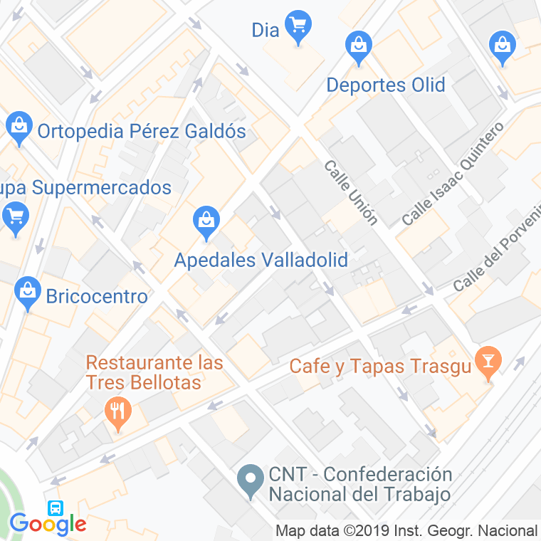 Código Postal calle Marquesa De Esquilache en Valladolid