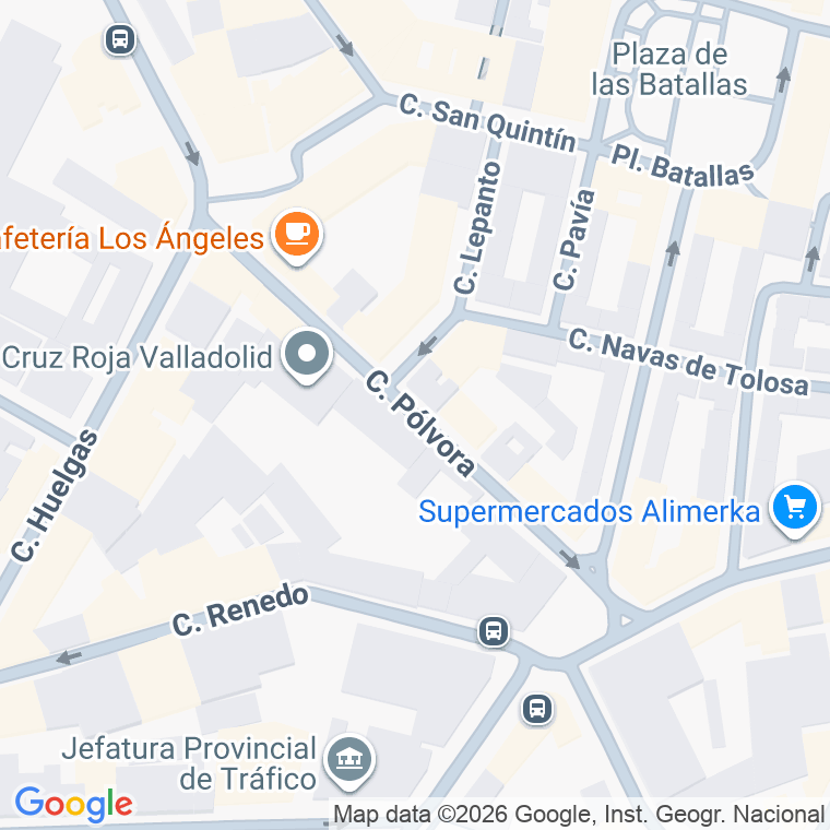 Código postal de Polvora en Valladolid