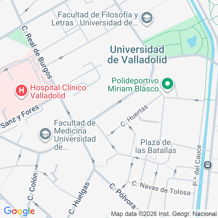 Código postal de Prado de la Magdalena   (pares del 2 al Final) en Valladolid
