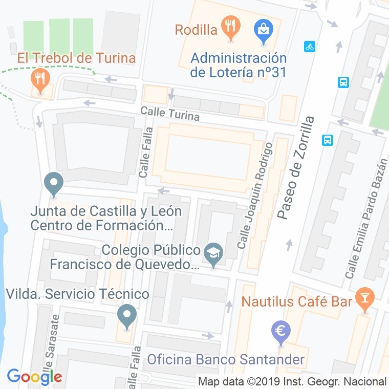 Código Postal calle Esteban Daza en Valladolid