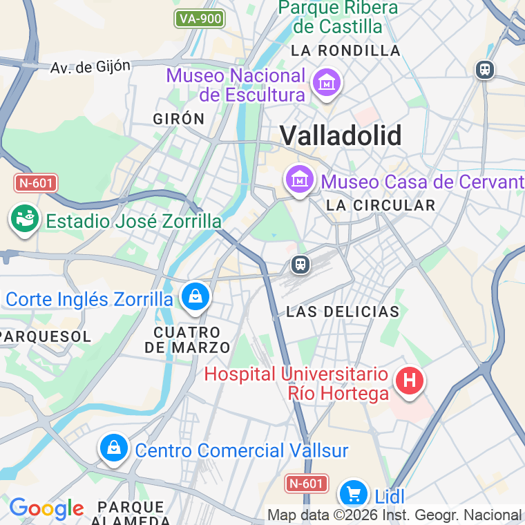 Código postal de Catalina Perez en Valladolid