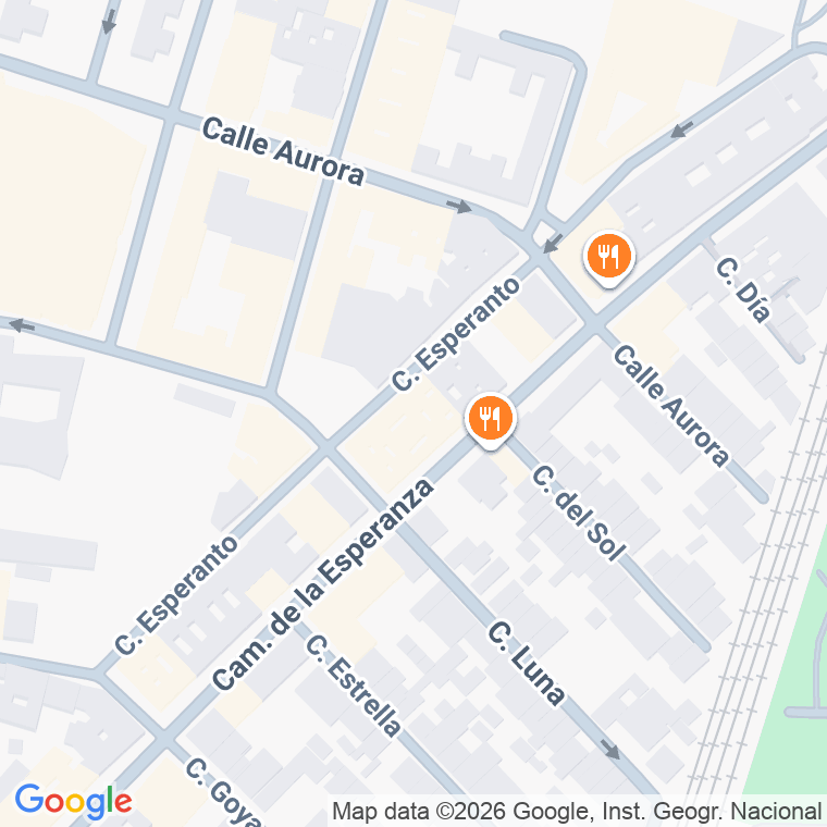 Código postal de Esperanto en Valladolid