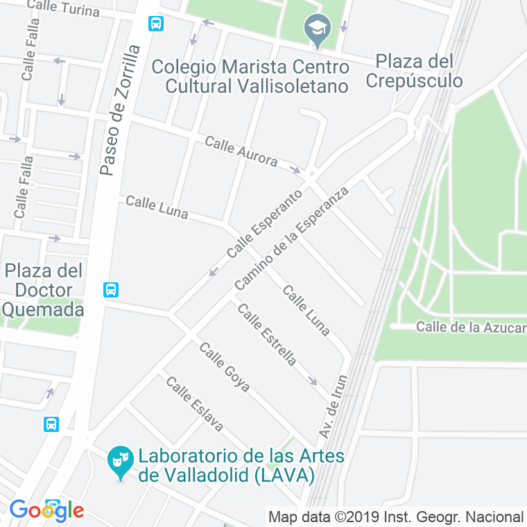 Código Postal calle Luna en Valladolid