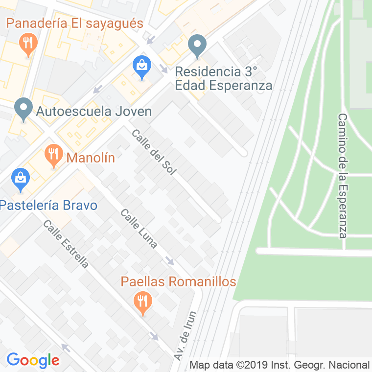 Código Postal calle Sol en Valladolid