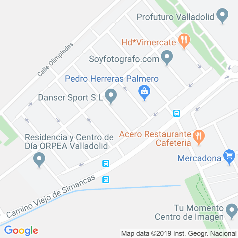 Código Postal calle Amsterdam en Valladolid