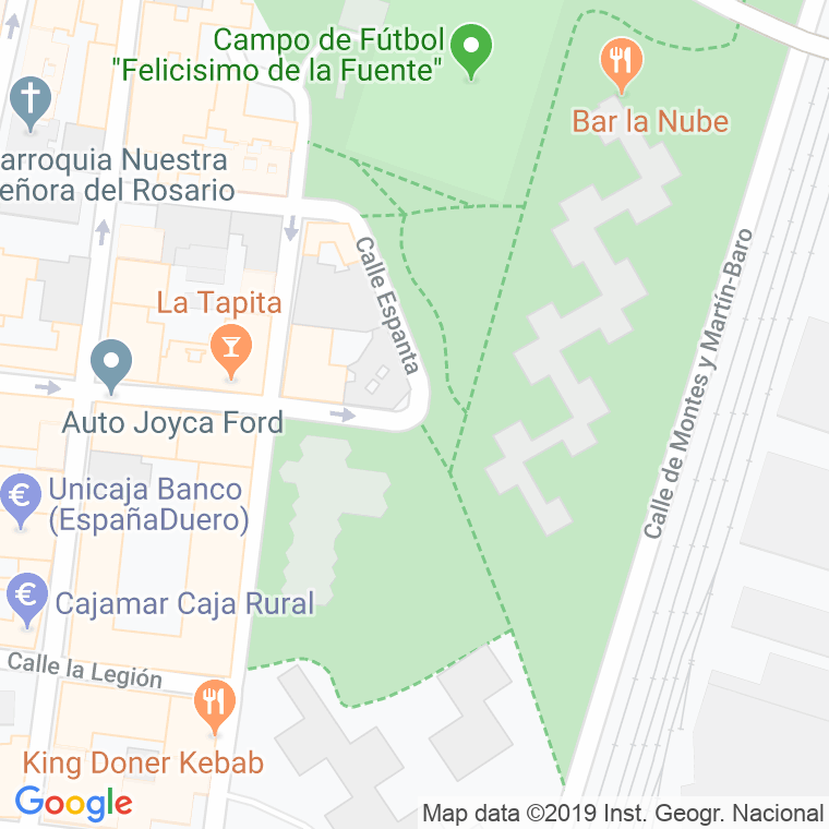 Código Postal calle Espanta en Valladolid