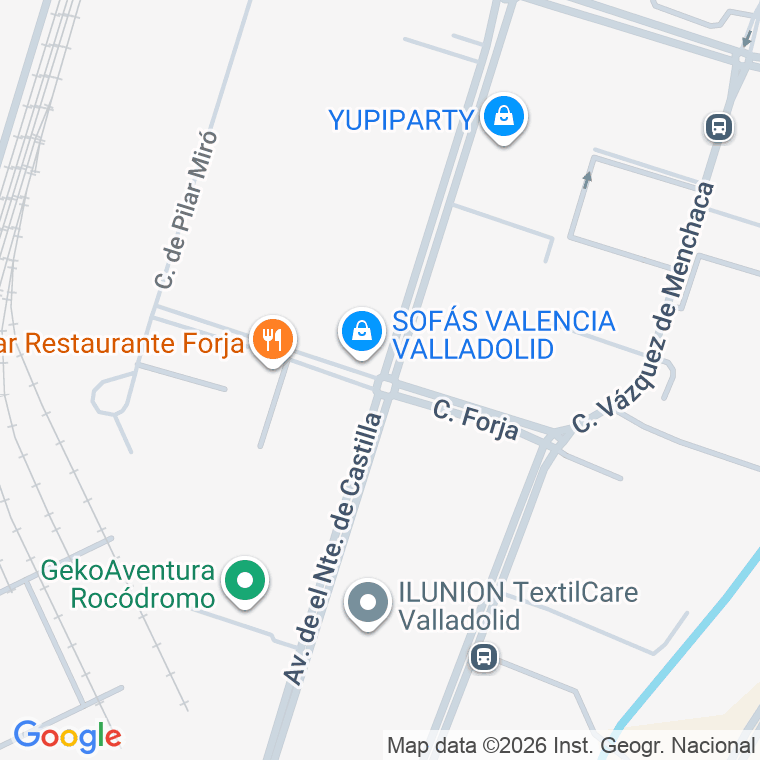 Código postal de Forja en Valladolid