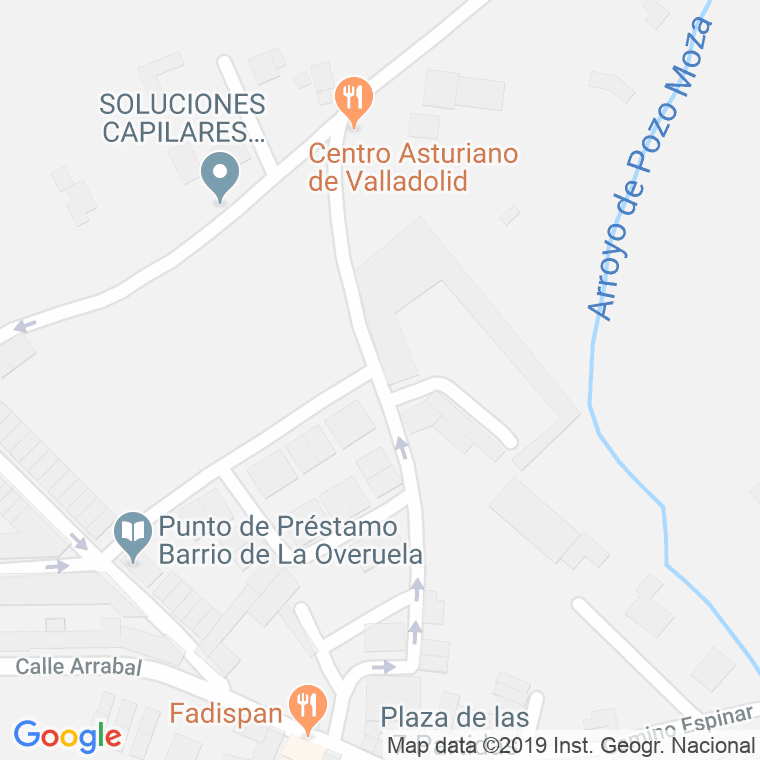 Código Postal calle Granja en Valladolid