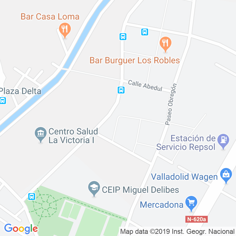 Código Postal calle Hiedra en Valladolid