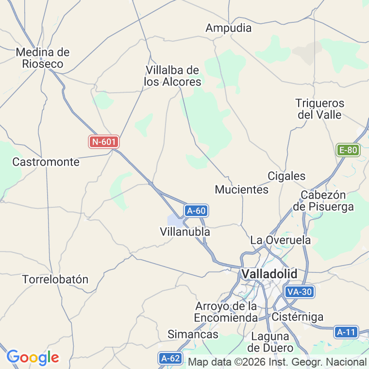 Código postal de Norma en Valladolid