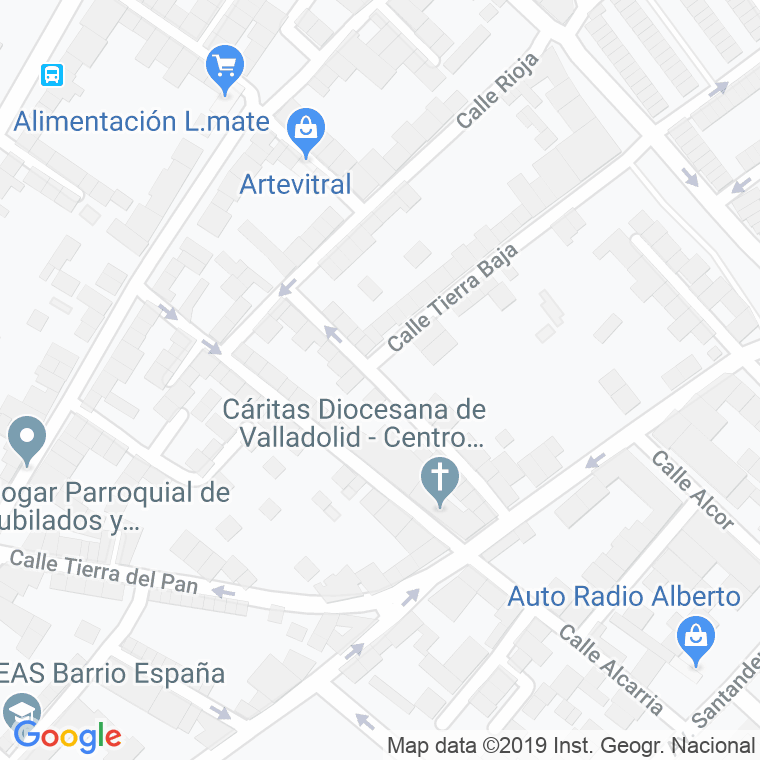 Código Postal calle Alcudia en Valladolid
