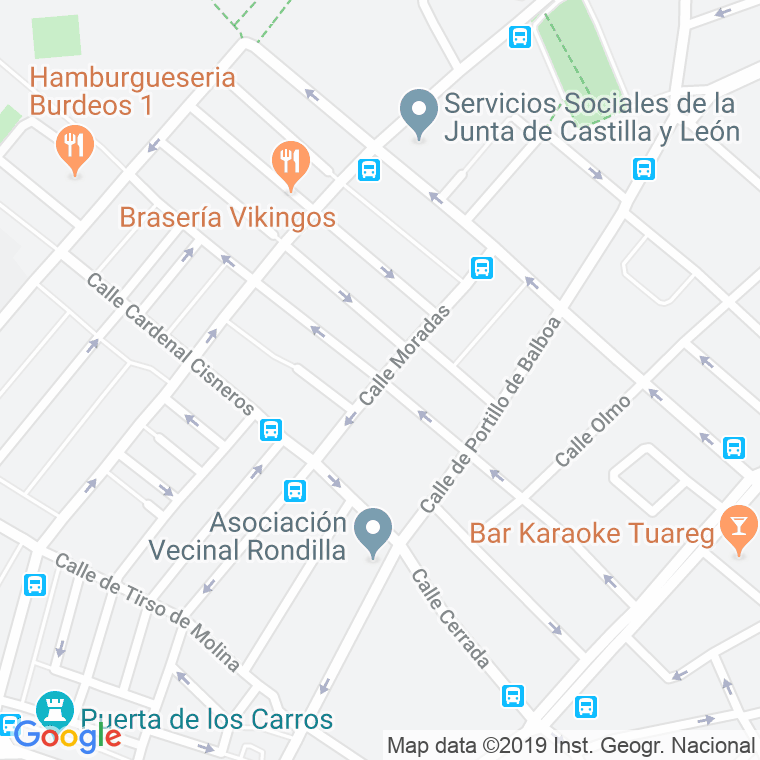 Código Postal calle Linares en Valladolid