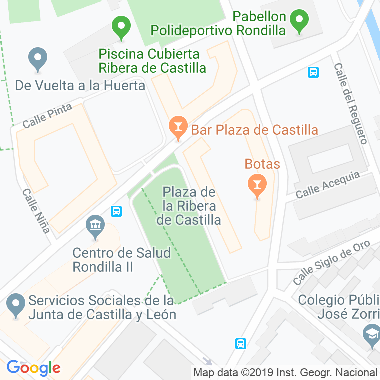 Código Postal calle Ribera en Valladolid