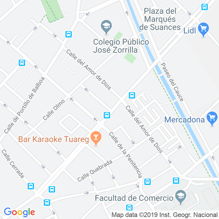 Código Postal calle San Fernando en Valladolid