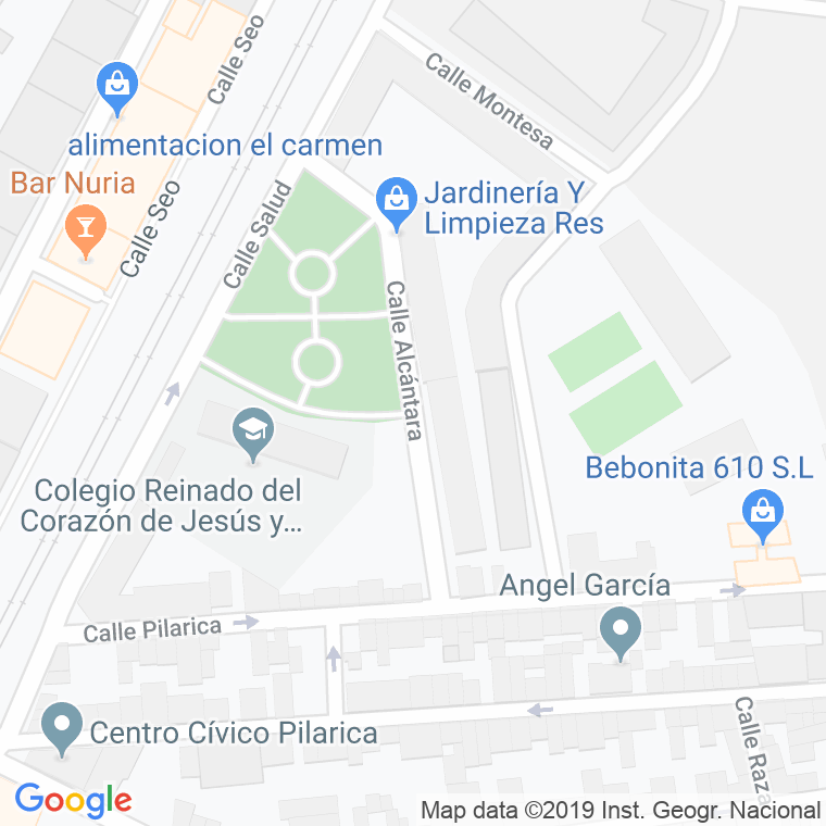 Código Postal calle Alcantara en Valladolid